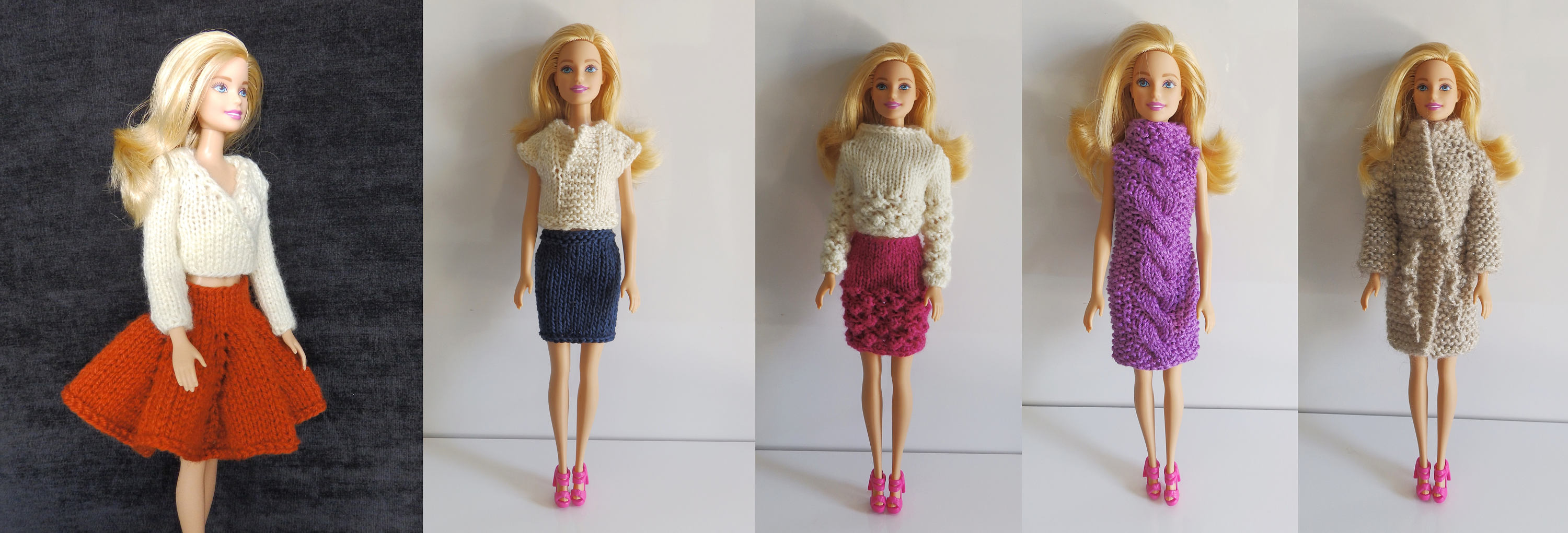 Bundle of 5 Knitting Patterns