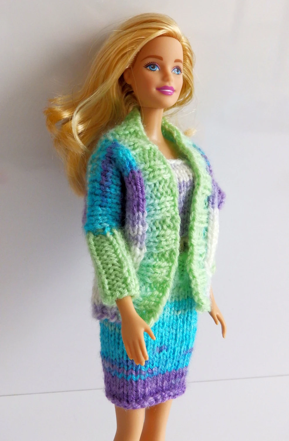 PDF Barbie Look, Barbie dolman cardigan, barbie sweater, barbie top